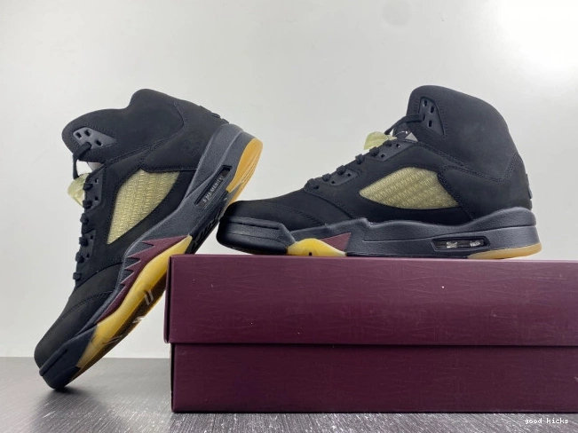 Cheap Black x A Air 5 Maniere Ma Jordan FD1330-001 0707